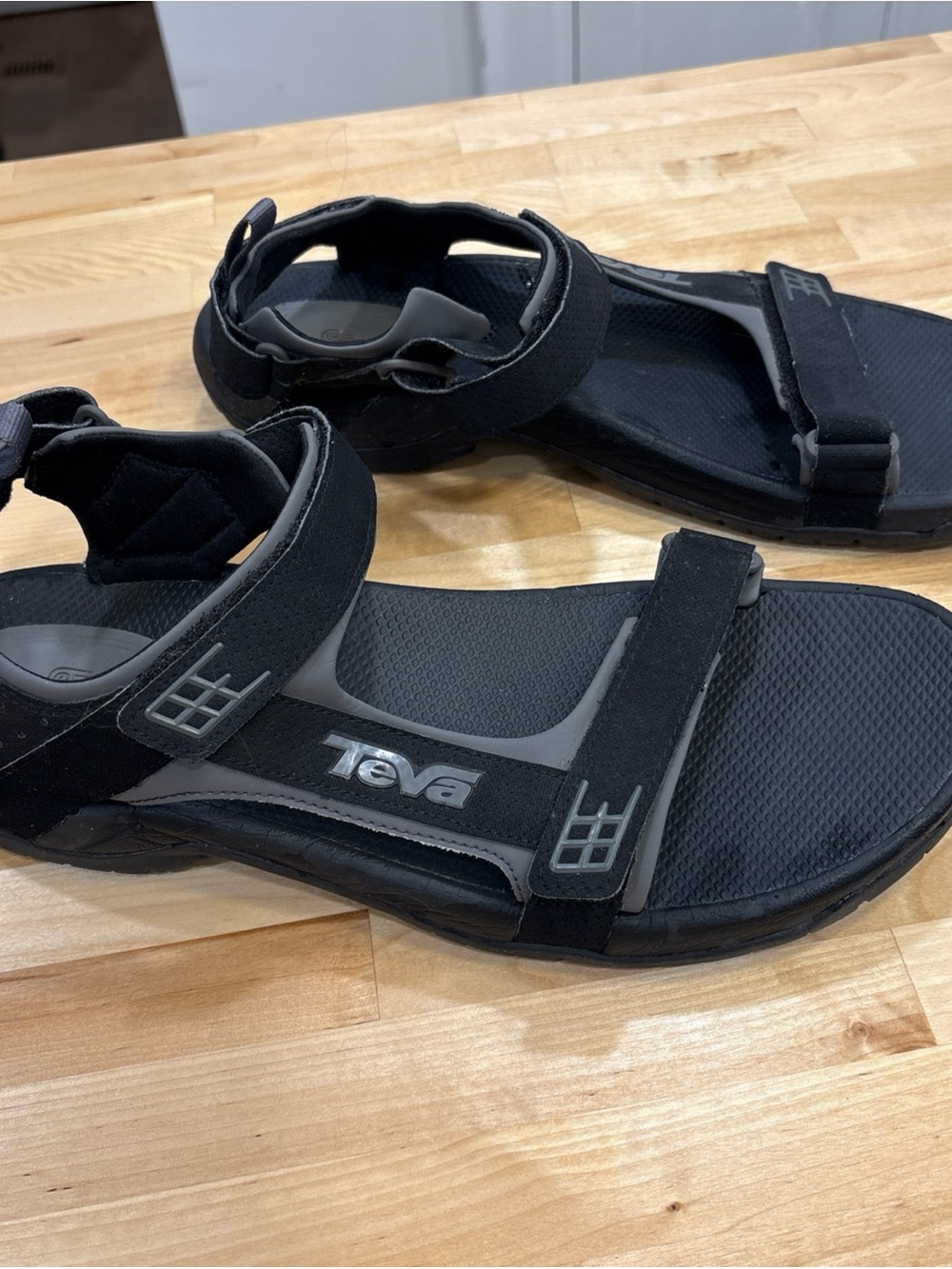 Teva Men's Minam River Sandals Black Hiking Waterproof Casual Size 13 4289 EUC